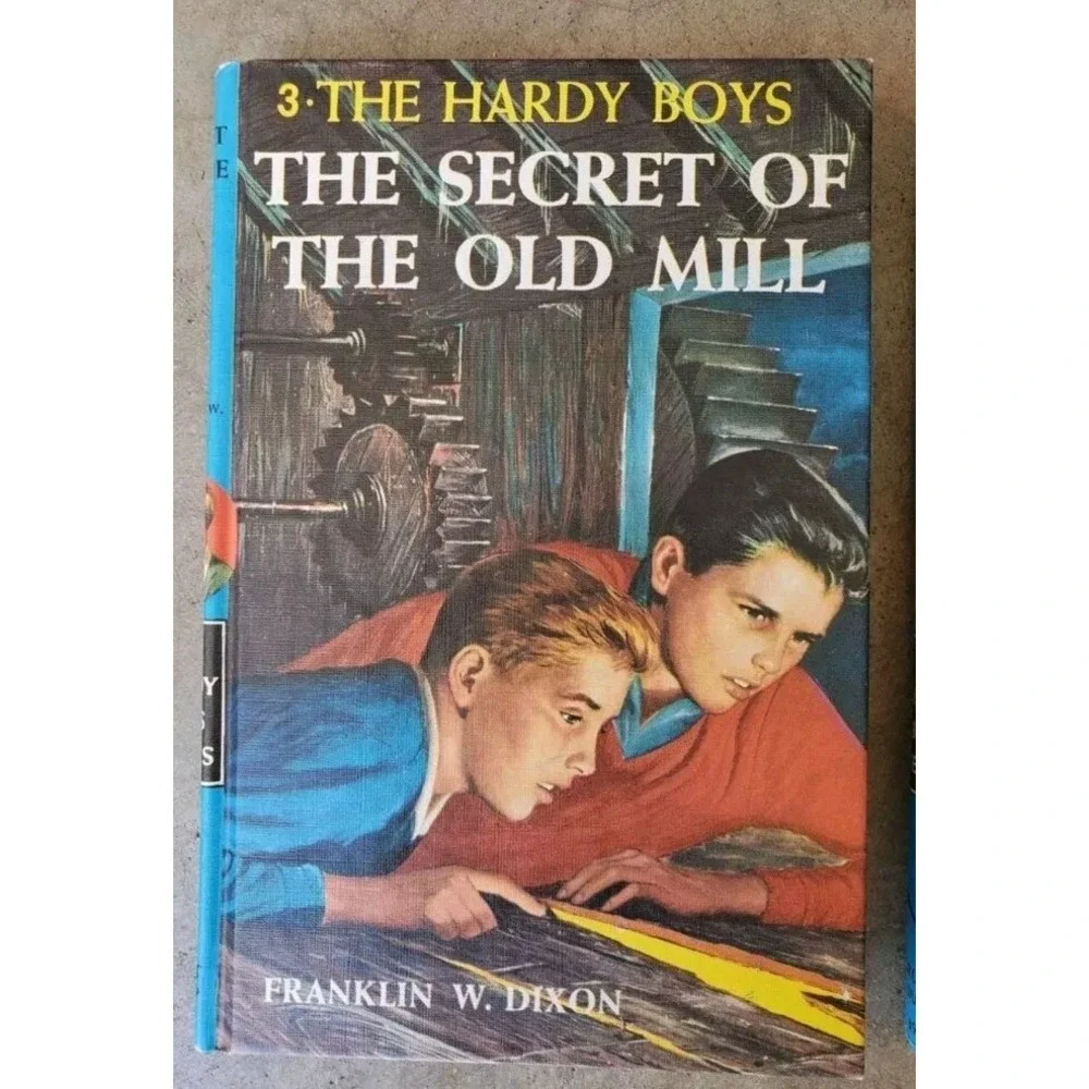 Vintage Hardy Boys The House on the Cliff And Secret Of The Old Mill Dixon -1959